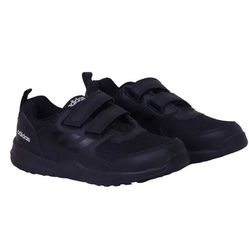 4UK Black Adidas Elements Velcro Unisex School Shoes